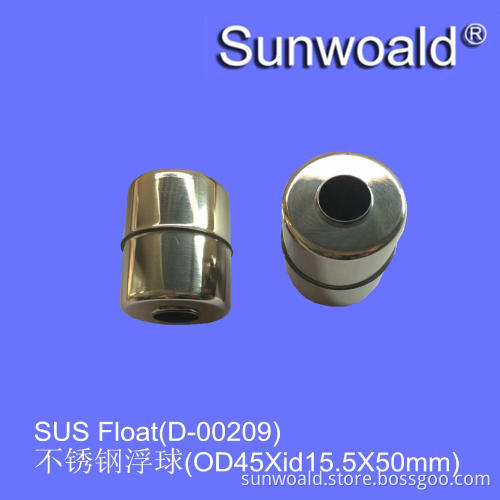 OD45X50Xid15.5mm Magnetic SUS Float Ball